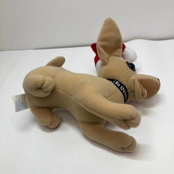 Vintage Applause Yo Quiero Taco Bell Chihuahua Dog 6” Christmas Plush No Sound - Picture 3 of 10